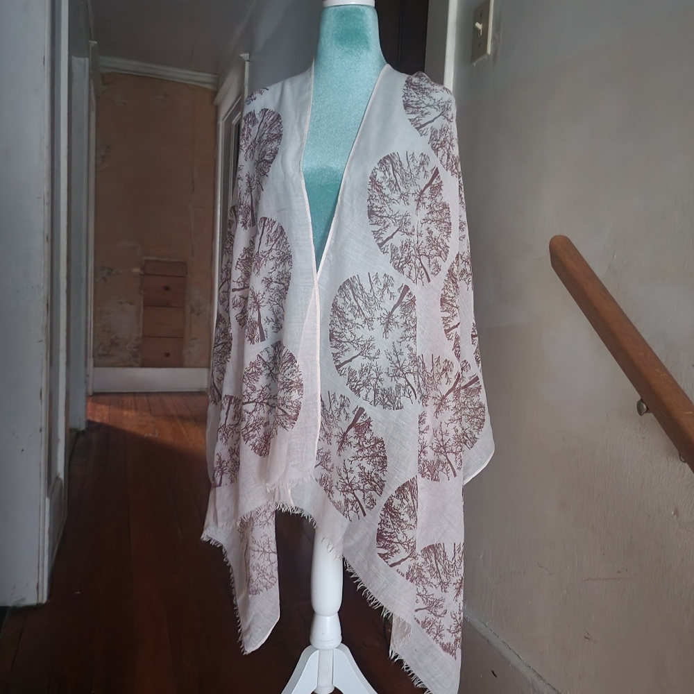 Tree Print Scarf/Shawl